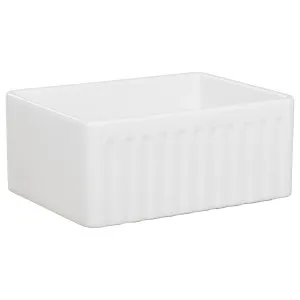 Wexford Premium 61x45.9x25.4cm Single Fireclay Sink, White by Schots, a Basins for sale on Style Sourcebook