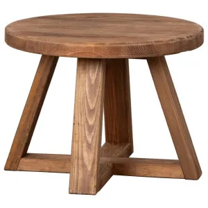 Fairvale 60cm Reclaimed Pine Round Coffee Table, Natural by Schots, a Tables for sale on Style Sourcebook