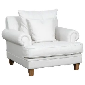 Laura Fabric Armchair, Pearl White by Schots, a Chairs for sale on Style Sourcebook