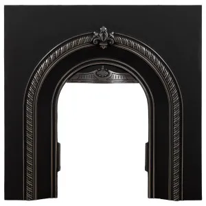 Surrey Cast Iron (w/ Hood) Premium Fascia, Detail Polish by Schots, a Fireplaces for sale on Style Sourcebook