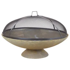 Atlas 78cm Cast Iron Fire Pit, Rust by Schots, a Fireplaces for sale on Style Sourcebook