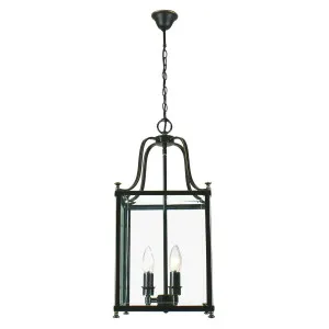 Michigan Medium 3 Light Lantern, Bronze by Lighting Inspirations, a Fixed Lights for sale on Style Sourcebook