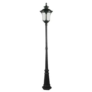 Waterford Large Standard Outdoor Garden Post Light, Antique Black by Lighting Inspirations, a Fixed Lights for sale on Style Sourcebook
