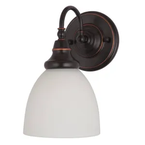 Benson 1 Light Wall Bracket, Bronze by Lighting Inspirations, a Wall Lighting for sale on Style Sourcebook