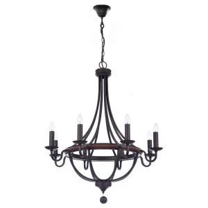 Lakewood 8 Light Pendant, Bronze by Lighting Inspirations, a Fixed Lights for sale on Style Sourcebook