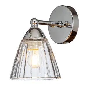 Summit 1 Light Wall Bracket, Chrome by Lighting Inspirations, a Wall Lighting for sale on Style Sourcebook