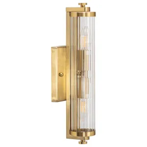 Rockford 2 Light Wall Light, Satin Brass by Lighting Inspirations, a Wall Lighting for sale on Style Sourcebook