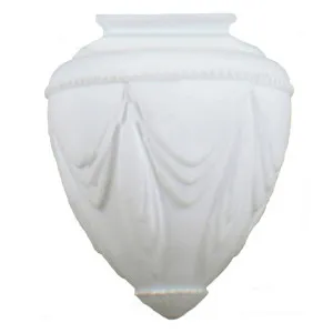 Empire 8" Glass Shade 4 1/4" Fitter, Opal Matte by Lighting Inspirations, a Lamp Shades for sale on Style Sourcebook