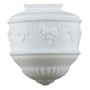 Senator 8" Glass Shade 4 1/4" Fitter, Opal Matte by Lighting Inspirations, a Lamp Shades for sale on Style Sourcebook