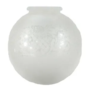 Sheffield 8" Glass Shade 4 1/4" Fitter, Frost Etch by Lighting Inspirations, a Lamp Shades for sale on Style Sourcebook