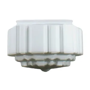St Kilda 14" Glass Shade 12 1/4" Fitter, Opal Matte by Lighting Inspirations, a Lamp Shades for sale on Style Sourcebook