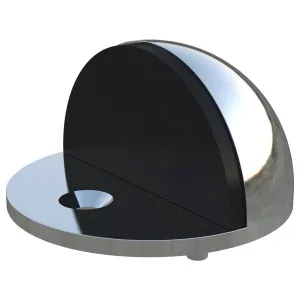 Round Half Moon Door Stop, Polished Chrome by Meir, a Doors & Hardware for sale on Style Sourcebook