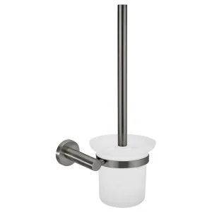 Round Toilet Brush & Holder, Shadow by Meir, a Toilet Paper Holders for sale on Style Sourcebook