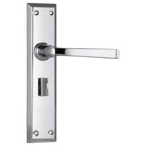 Menton Privacy Lever Set, Chrome by Tradco, a Door Hardware for sale on Style Sourcebook