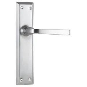 Menton Lever Latch Set, Satin Chrome by Tradco, a Door Hardware for sale on Style Sourcebook