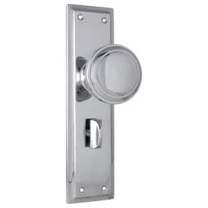Milton Privacy Knob Set, Chrome by Tradco, a Door Hardware for sale on Style Sourcebook