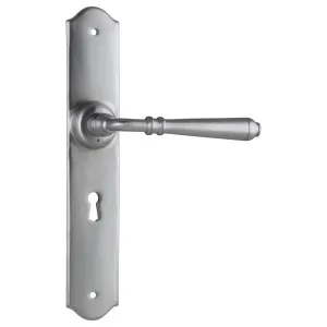 Reims Lever Lock Set, Satin Chrome by Tradco, a Door Hardware for sale on Style Sourcebook