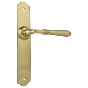 Reims Lever Latch Set, Polished Brass by Tradco, a Door Hardware for sale on Style Sourcebook
