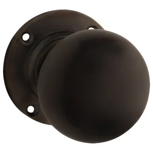 Victorian Knob on Rose Set, Antique Brass by Tradco, a Door Hardware for sale on Style Sourcebook