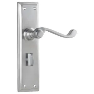 Milton Privacy Lever Set, Satin Chrome by Tradco, a Door Hardware for sale on Style Sourcebook