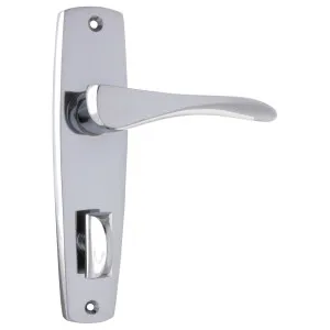 Mid-Century Privacy Lever Set, Chrome by Tradco, a Door Hardware for sale on Style Sourcebook