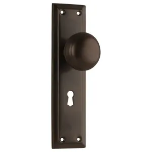 Richmond Knob Lock Set, Antique Brass by Tradco, a Door Hardware for sale on Style Sourcebook