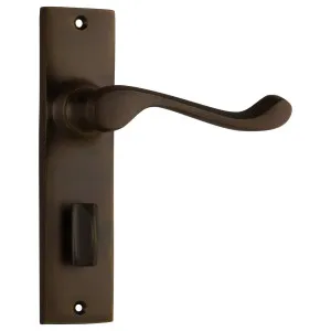 Fremantle Privacy Lever Set, Antique Brass by Tradco, a Door Hardware for sale on Style Sourcebook