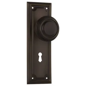 Edwardian Knob Lock Set, Antique Brass by Tradco, a Door Hardware for sale on Style Sourcebook