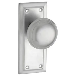 Small Richmond Knob Latch Set, Satin Chrome by Tradco, a Door Hardware for sale on Style Sourcebook