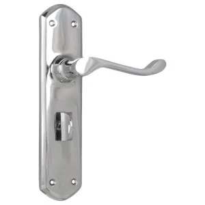 Windsor Privacy Lever Set, Chrome by Tradco, a Door Hardware for sale on Style Sourcebook