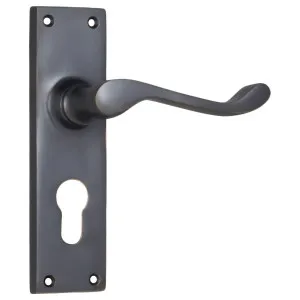 Victorian Euro Lever Set, Antique Copper by Tradco, a Door Hardware for sale on Style Sourcebook