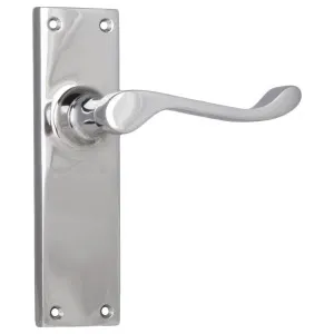 Victorian Lever Latch Set, Chrome by Tradco, a Door Hardware for sale on Style Sourcebook