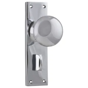 Victorian Privacy Knob Set, Chrome by Tradco, a Door Hardware for sale on Style Sourcebook
