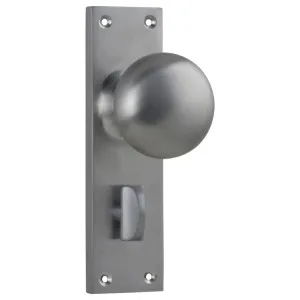 Victorian Privacy Knob Set, Satin Chrome by Tradco, a Door Hardware for sale on Style Sourcebook