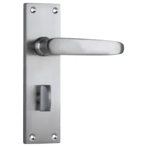Balmoral Privacy Lever Set, Satin Chrome by Tradco, a Door Hardware for sale on Style Sourcebook