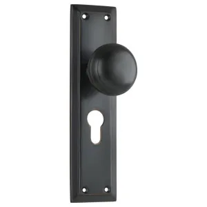 Richmond Euro Knob Set, Antique Copper by Tradco, a Door Hardware for sale on Style Sourcebook