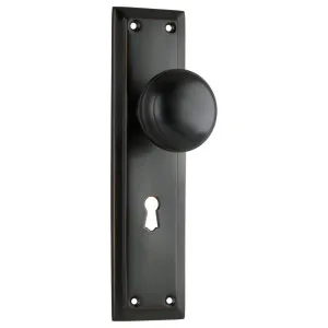 Richmond Knob Lock Set, Antique Copper by Tradco, a Door Hardware for sale on Style Sourcebook