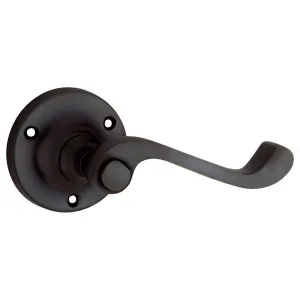 Milton Lever on Rose Set, Antique Copper by Tradco, a Door Hardware for sale on Style Sourcebook