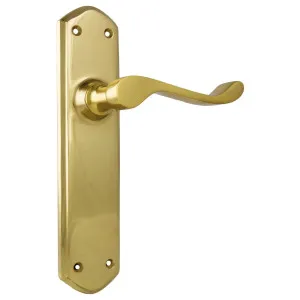 Windsor Lever Latch Set, Polished Brass by Tradco, a Door Hardware for sale on Style Sourcebook