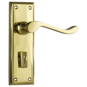 Camden Privacy Lever Set, Polished Brass by Tradco, a Door Hardware for sale on Style Sourcebook