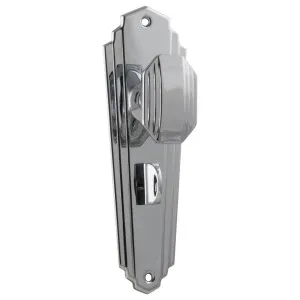 Original Art Deco Privacy Knob Set, Chrome by Tradco, a Door Hardware for sale on Style Sourcebook