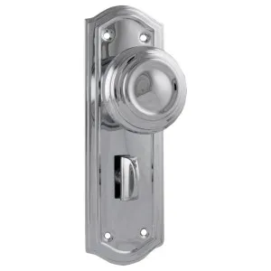 Kensington Privacy Knob Set, Chrome by Tradco, a Door Hardware for sale on Style Sourcebook