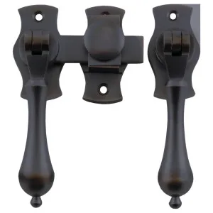 Teardrop French Door Fastener, Antique Copper by Tradco, a Door Hardware for sale on Style Sourcebook