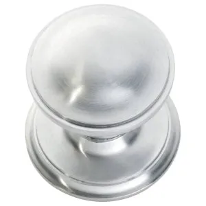 Victorian Centre Door Knob, Satin Chrome by Tradco, a Door Hardware for sale on Style Sourcebook