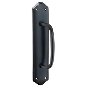 Offset Pull Handle w/Backplate, Antique Copper by Tradco, a Door Hardware for sale on Style Sourcebook