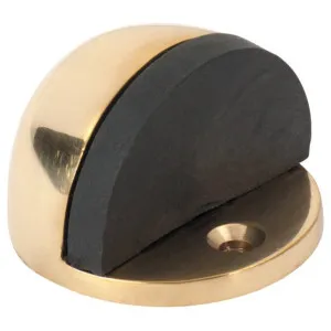 Oval Floor Mounted Door Stop, Polished Brass by Tradco, a Doors & Hardware for sale on Style Sourcebook