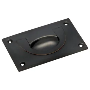 Large Flush Cabinet/Drawer Pull, Antique Copper by Tradco, a Door Hardware for sale on Style Sourcebook