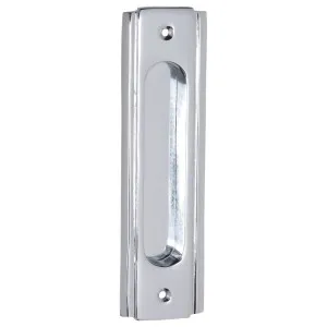 Deco Sliding Door Flush Pull, Chrome by Tradco, a Door Hardware for sale on Style Sourcebook