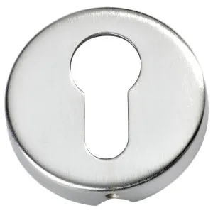 Round Euro Escutcheon, Satin Chrome by Tradco, a Door Hardware for sale on Style Sourcebook