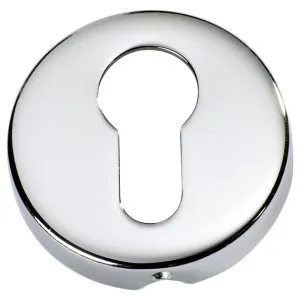 Round Euro Escutcheon, Chrome by Tradco, a Door Hardware for sale on Style Sourcebook